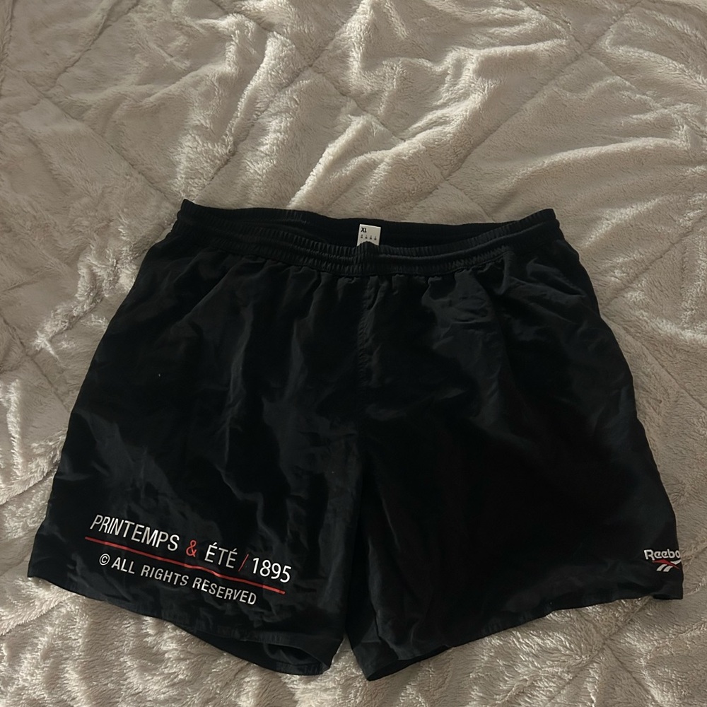 Reebok Black Athletic Men's Running Shorts, Size XL
